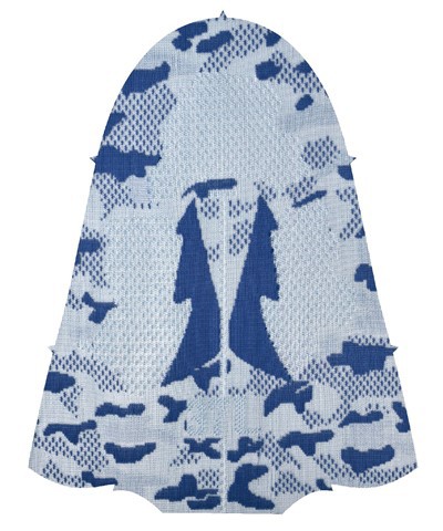 Gwrth-arogl Polyester Jacquard Shoes Upper